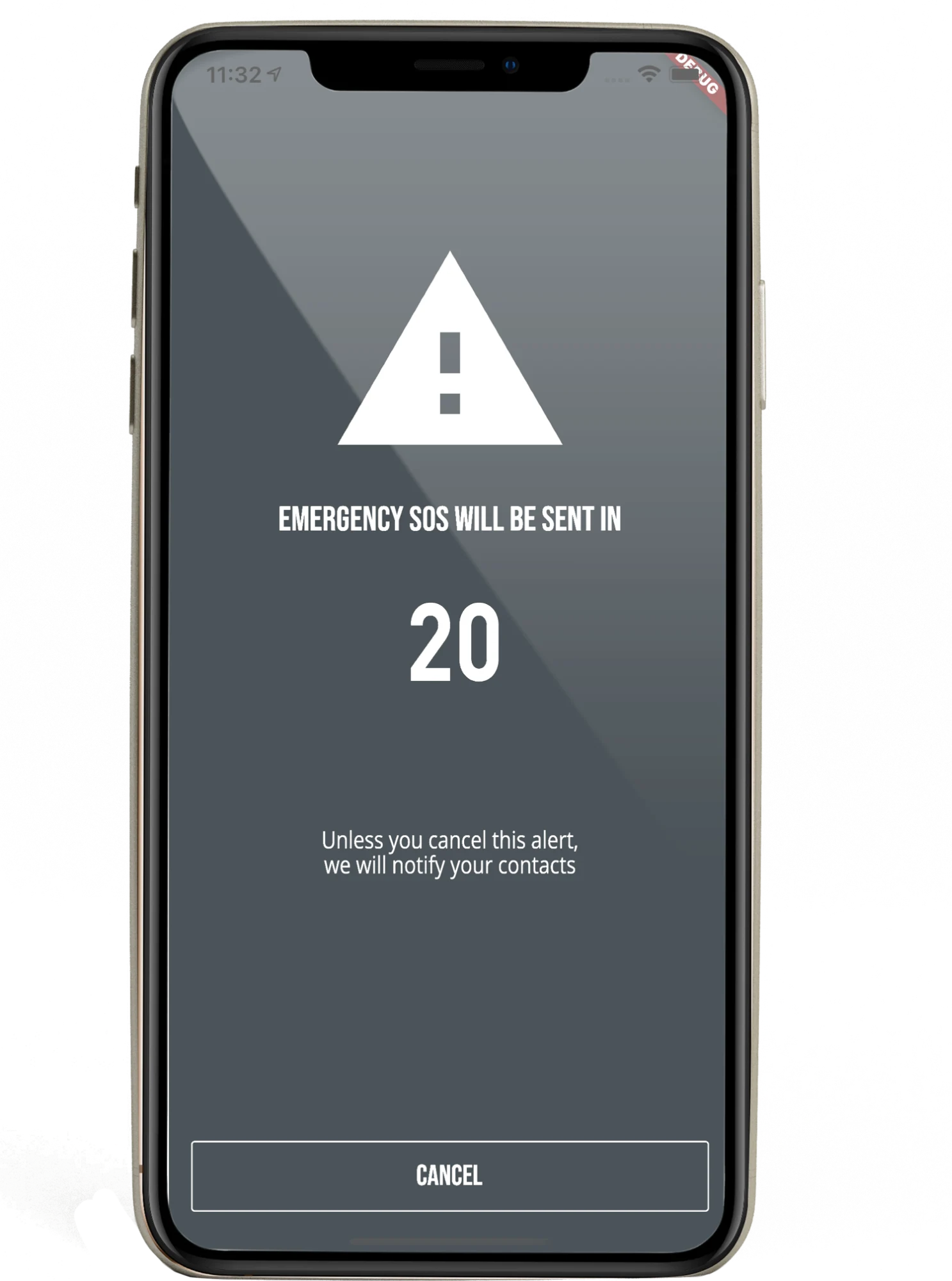 SafeBeacon SOS alert